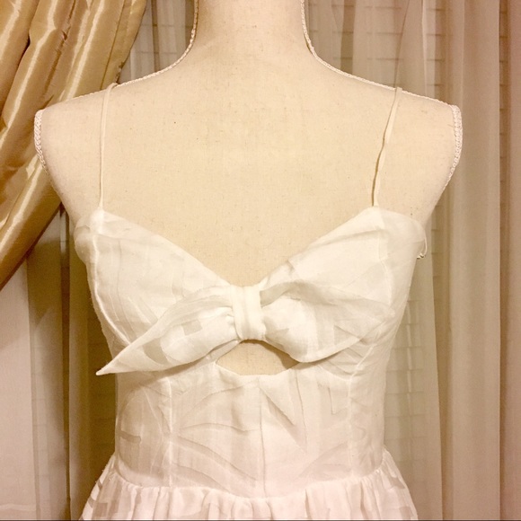 Parker White Miranda Cutout Fit & Flare Dress - Picture 3 of 6